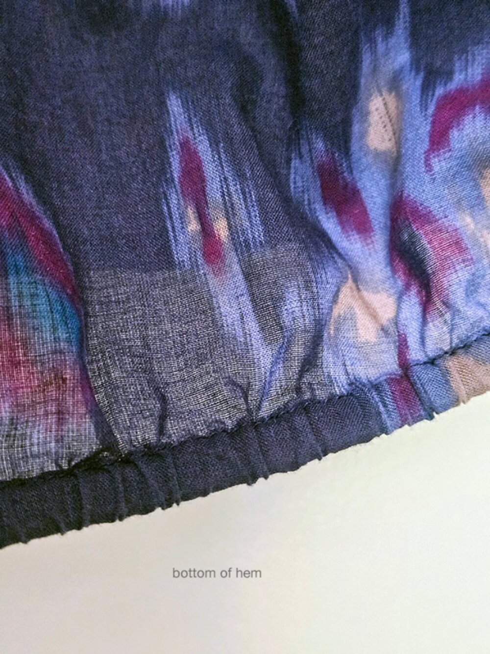 LUCKY BRAND cotton ikat print summer top L - Picture 5 of 6